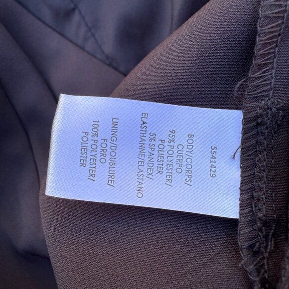 Kay Unger Jumpsuit Womens 8 Black Formal Skirt Wrap Overlay - Picture 14 of 16